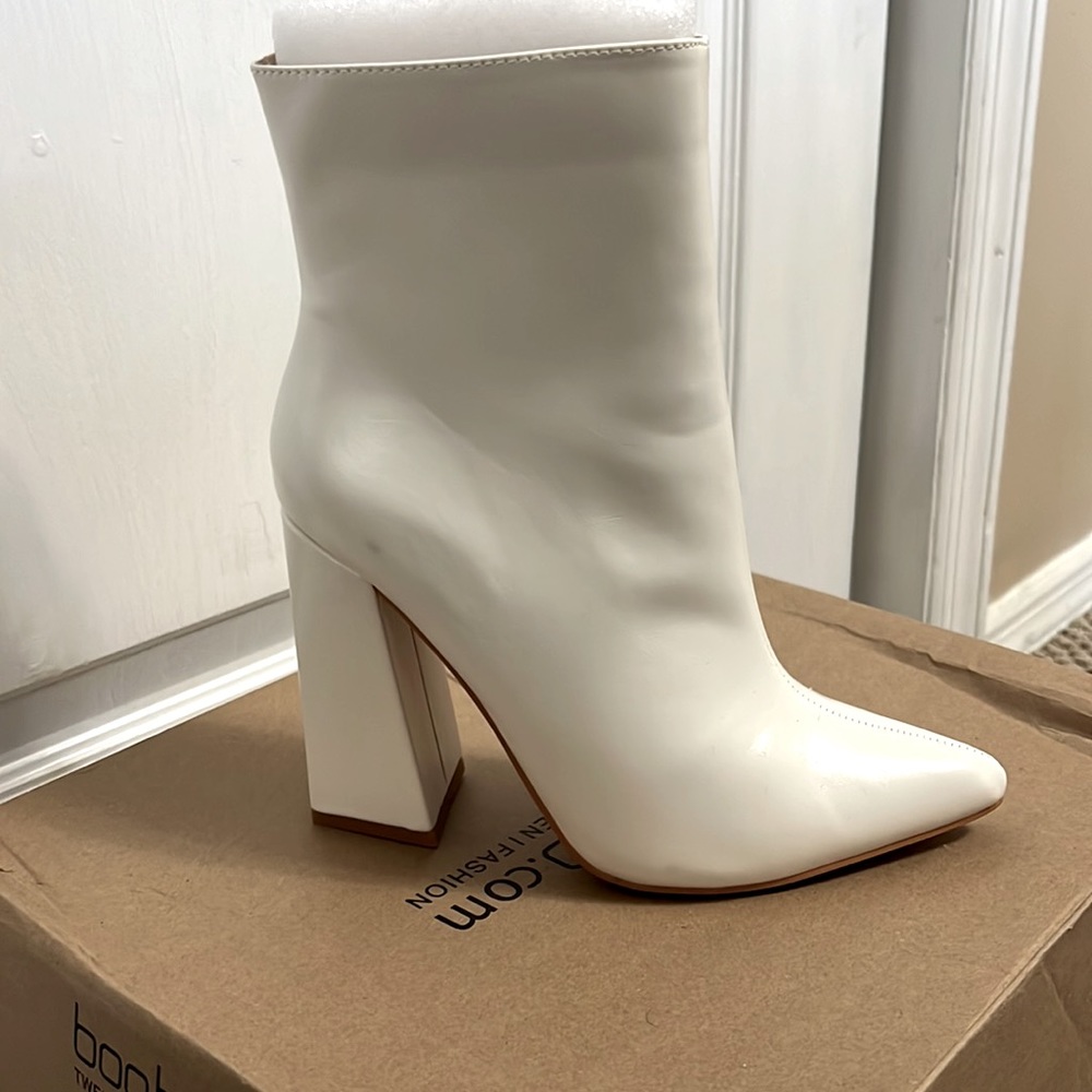 Flared Heel Sock Boots